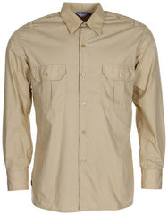 Span. Diensthemd, khaki, langarm, neuw.
