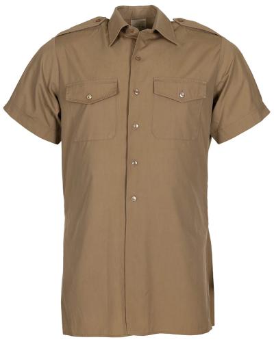 Brit. Diensthemd, khaki, kurzarm, gebr.