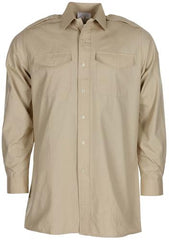 Brit. Diensthemd, beige, langarm, gebr.