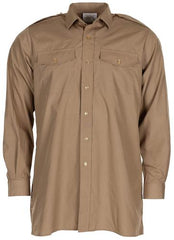 Brit. Diensthemd, khaki, langarm, gebr.