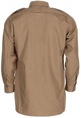 Brit. Diensthemd, khaki, langarm, gebr.