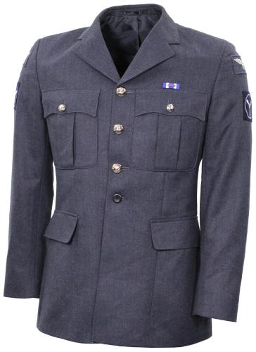Brit. Uniformjacke, blau, "Air Force", gebr.