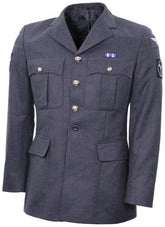 Brit. Uniformjacke, blau, "Air Force", gebr.