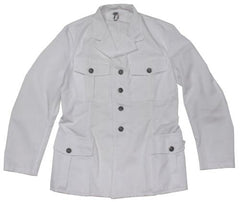 Österr. Dienstjacke, weiß, 4 aufgesetzte Taschen, neuw.