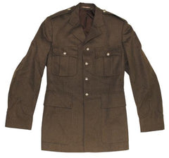 Brit. Uniformjacke, braun, gebr.