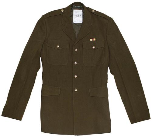 Brit. Uniformjacke, oliv, gebr.