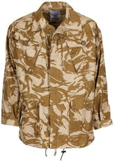 Brit. Feldjacke, Smock, gebr., DPM desert tarn, Rip Stop