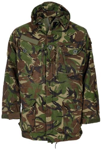 Brit. SAS Einsatzsmock, DPM tarn, windproof, gebr.