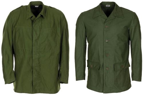 Schwed. Arbeitsjacke, oliv, neuw.