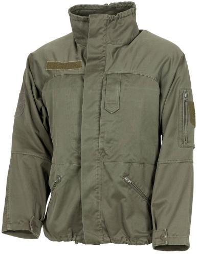 Österr. Kampfanzugsjacke, oliv, gebr., RV "DEFEKT"