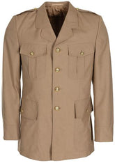 Belg. Uniformjacke, khaki, neuw.