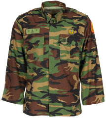 Koreanische BDU Feldjacke, woodland, gebr.