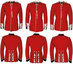 Brit. Paradejacke, rot, gebr.