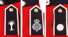Brit. Paradejacke, rot, gebr.