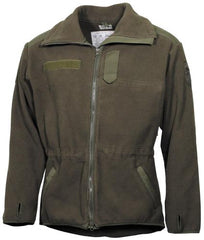 Österr. Thermojacke, oliv, Fleece, mit Membrane, gebr.