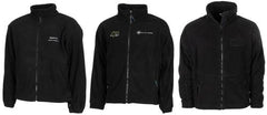 Brit. Fleece-Jacke, schwarz, diverse Modelle, gebr.