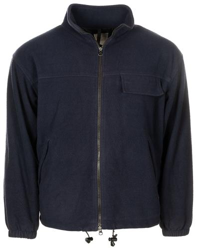 Brit. Fleece-Jacke, blau, mit Futter, gebr.
