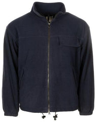 Brit. Fleece-Jacke, blau, mit Futter, gebr.