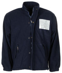 Brit. Fleece-Jacke, blau, mit Futter, gebr.