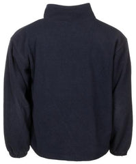 Brit. Fleece-Jacke, blau, mit Futter, gebr.