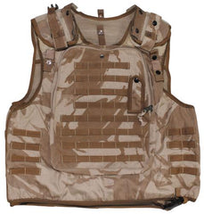 Brit. Cover-Body-Armour, MKII o.III, DPM desert, gebr.