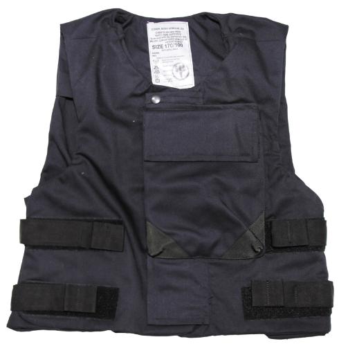 Brit. Cover-Combat-Weste, dunkelblau, gebr.
