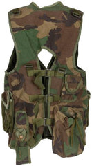 Türk. Tactical Weste, woodland, gebr.