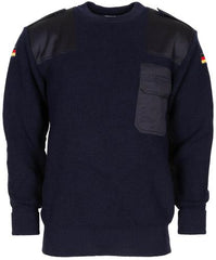 BW Pullover, blau, gebr.