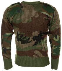 Pullover, V-Ausschnitt, tarn, neuw.