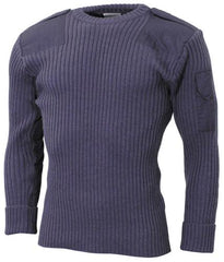 Brit. Kommando Pullover, blau/grau, gebr.