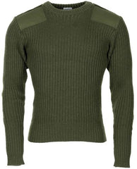 Brit. Kommando Pullover, oliv, gebr.