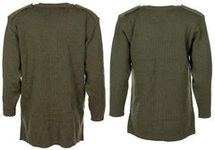 Brit. Kommando Strickweste, DAMEN, oliv, gebr.
