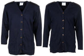 Brit. Kommando Strickweste, DAMEN, blau, gebr.