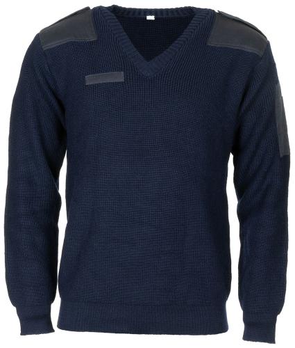 Holl. Pullover, blau, V-Ausschnitt, gebr.