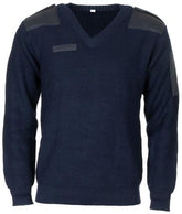 Holl. Pullover, blau, V-Ausschnitt, gebr.