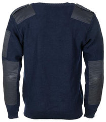 Holl. Pullover, blau, V-Ausschnitt, gebr.