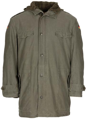 BW Parka, mit Futter, oliv, gebr.