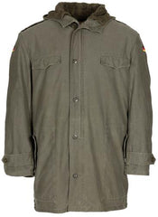 BW Parka, mit Futter, oliv, gebr.