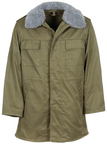 CZ/SK Feldparka, M 85, oliv, mit Kragen, ohne Futter, gebr.