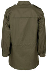 Ital. Feldparka, oliv, ohne Futter, gebr.