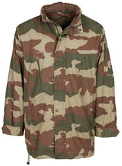 Türk. Feldparka, Rip Stop, woodland, mit Futter, gebr.