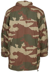 Türk. Feldparka, Rip Stop, woodland, mit Futter, gebr.