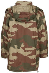 Türk. Feldparka, Rip Stop, woodland, mit Futter, gebr.