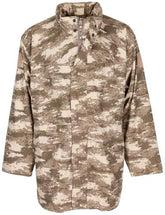 Türk. Feldparka, Rip Stop, M2021,desert, m. Futter, gebr.