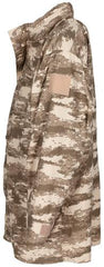 Türk. Feldparka, Rip Stop, M2021,desert, m. Futter, gebr.