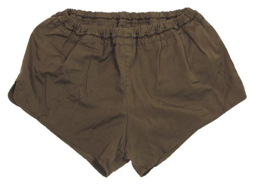 Österr. Sporthose, mit Innenhose, oliv, gebr.