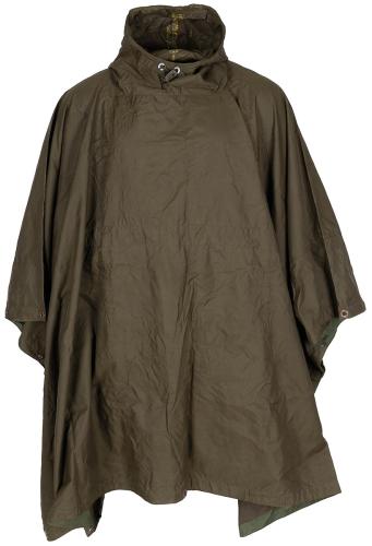 Österr. Poncho, oliv, gebr.