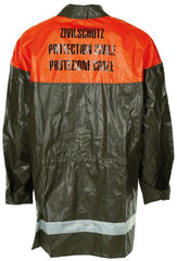 Schweiz. Regenjacke, oliv, "Zivilschutz", neuw.