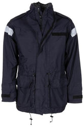 Brit. Nässeschutzjacke, RN, blau, gebr.
