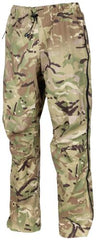 Brit. Nässeschutzhose, "Lightweight" MTP tarn, gebr.